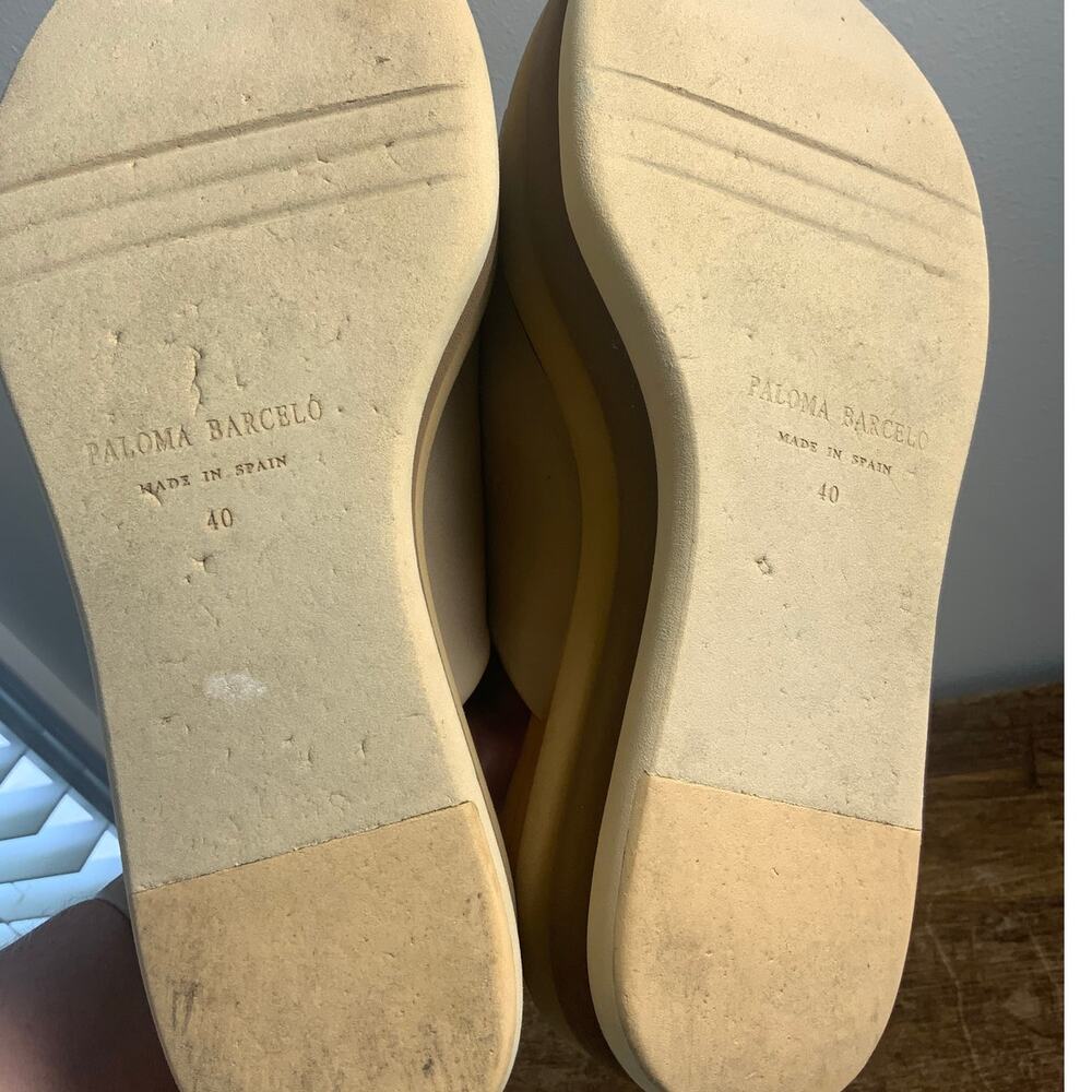 Paloma Barcel Platform Wedge Slides Size 40 - image 8